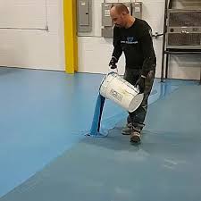 Applying Epoxy Coating To A Factory Floor Factory Floor Construction Humor Aperture Science