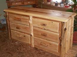 Cedar Log Dresser Cedar Log Small Log Cabin Log Furniture
