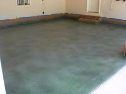Garage Floor With Solid Base Coat Silver Gray Semi Transparent Forest Slate Dark Coal Concreterepairspeciali Concrete Decor Concrete Contractor Garage Floor