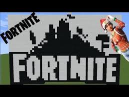 Fortnite Logo Minecraft Pixel Art Speed Build Https Www Youtube Com Watch V Mdtc5ud06is Pixel Art Minecraft Pixel Art Fortnite