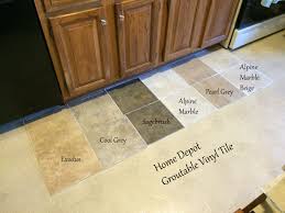 Looking For Kitchen Flooring Ideas Found Groutable Vinyl Tile At Home Depot They Only Had T Vinyl Flooring Kitchen Vinyl Tile Flooring Groutable Vinyl Tile
