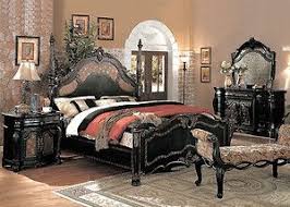 Victorian Bedroom Furniture Victorian Black Queen Poster Bed Bedroom Set Furniture New Ebay Bedroom Furniture Sets Furniture Home