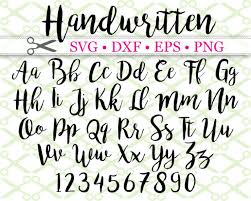 Handwritten Script Svg Font Cursive Fonts Alphabet Lettering Alphabet Cursive Handwriting Fonts