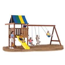 Swing N Slide Playsets Do It Yourself Wrangler Custom Playset Ws 5056 The Home Depot Swing Set Kits Swing Set Hardware Swing Set Diy