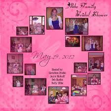 Layout Bridal Shower Wedding Scrapbook Wedding Scrapbooking Layouts Bridal Shower Scrapbook