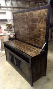 Industrial Media Console With Tv Mounting Board 009 Etsy Industrial Style Furniture Industrial Design Furniture Rustic Industrial Furniture