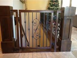 Creative Iron Dog Gates Indoor Label Iron Fence Baby Gate For Stairs Dog Gates For Stairs Stair Gate