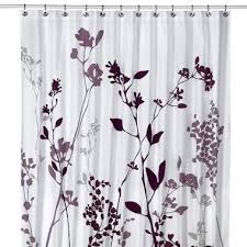 Savvy Housekeeping 2011 January Purple Shower Curtain Fabric Shower Curtains Gray Shower Curtains