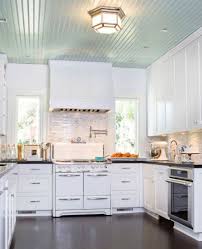 Painted Ceilings For Every Room Aqua Ceiling Kitchen Paintedceilings Kitchens Cottagestyle Coastalstyl Kitchen Ceiling Kitchen Remodel Julia Child Kitchen
