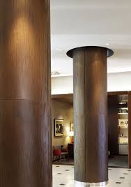 Interior Column Wraps Intercontinental Hotel Interior Columns Columns Decor Column Design