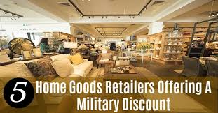 5 Home Goods Retailers That Offer A Military Discount