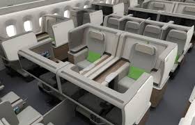 New Aircraft Cabin Design Mixes Business And Economy Passengers Aircraft Interiors Cabin Design New Aircraft