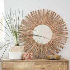 Miroir Rond En Bois Flotte D100 Maisons Du Monde Miroir Rond Bois Miroir Rond Miroir Bois Flotte