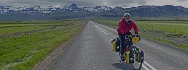 Biker In Mountains Travel Alone Travel Warm Showers