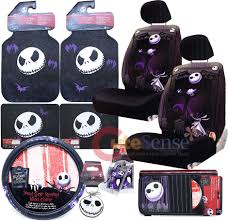 Nightmare Before Christmas Low Back Car Seat Covers Accessories Set 12pc Seat Covers Nightmare Before Christmas Christmas Car