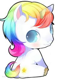 Regenbogen Einhorn 3 Dessin Licorne Kawaii Dessins Mignons Kawaii Licorne
