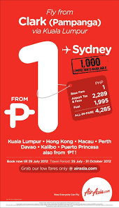 Airasia Philippines P1 Base Fare All Flights Promo Pampanga Poster Design Air Asia