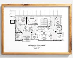 The Office Floor Plan The Office Tv Show The Office Poster Etsy Office Floor Plan Office Floor Office Poster
