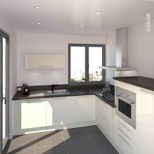 Cuisine Ivoire Modele Keria Avec Facade Ivoire Brillante Oskab Cuisine Moderne Blanche Cuisine Moderne Meuble Cuisine