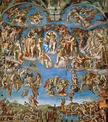 Michelangelo Buonarroti The Last Judgement Sistine Chapel Ceiling Fresco Detail Michelangelo Art Michelangelo Paintings Michelangelo
