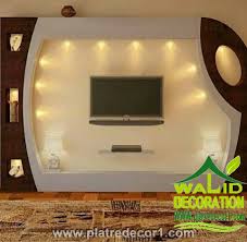 Decor En Platre Pour Tv Plasma Decor Plazma Previous Moderne Arc En Platre Faux Plafon Decoration Platre Decoration Meuble Tv Decoration Salon Plafond