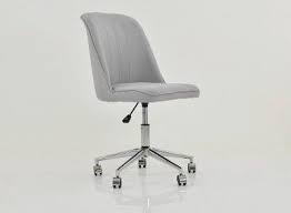 Oblek Home Office Chair Swivel Light Grey Fabric Chair Office Chair Grey Office
