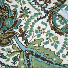 Target Home Blue Green Brown Floral Fabric Shower Curtain Green Shower Curtains Paisley Shower Curtain Fabric Shower Curtains