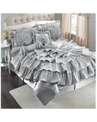 Brylanehome Brylanehome Romance Bed Comforter Set Silver King From Brylane Home Bhg Com Shop Bed Comforter Sets Comforter Sets Designer Bed Sheets