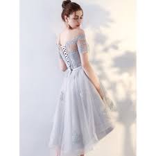 Silver Grey Off The Shoulder Binding Mini Dress 75 Liked On Polyvore Featuring Dresses Silver Grey Dress Off Should Mini Dress Dresses Silver Grey Dress