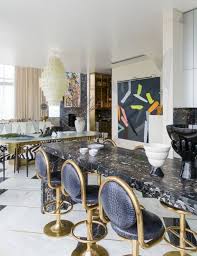 Kelly Wearstler Interiors Entertaining Area Austin Penthouse Kelly Wearstler Interiors Interior Beautiful Interior Design