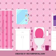 Bathroom Interior Vector Illustration Paper Doll House Paper Crafts Paper Dolls