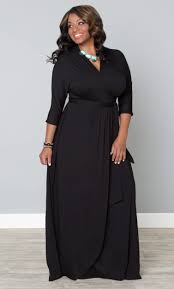 Black Plus Size Wrap Maxi Dress Wrapped In Romance Dress Black Www Curvaliciousclothes Com Plus Size Maxi Dresses Plus Size Black Dresses Fashion