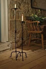 2 Pc Set Queensbury Floor Standing Candle Stick Taper Holder Black Metal Tall Candle Holders Floor Candle Holders Floor Candle Holders Tall