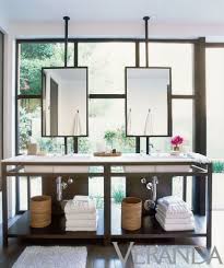 How To Hang A Mirror On A Window 12 Bright Beautiful Examples Designed Modern Master Bathroom Bathroom Design Amazing Bathrooms