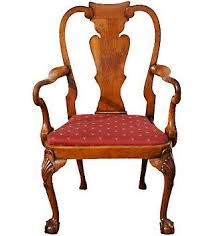 Queen Anne Style Chairs One Kings Lane Walnut Armchair Chair Chippendale Furniture