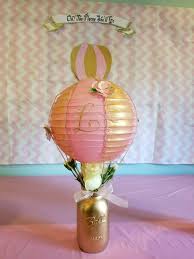 Oh The Places She Ll Go Baby Shower Hot Air Balloon Theme Travel Baby Shower Theme Travel Baby Showers Balloon Decorations