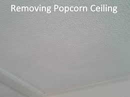 In Order To Remove The Popcorn Ceiling I Took A 6 Inch Putty Knife And Started Scraping I Checked Out Removing Popcorn Ceiling Drywall Repair Popcorn Ceiling