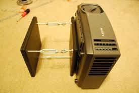 Diy Project Ceiling Mount Diy Projector Projector Mount Home Theater