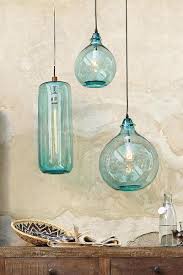 Salon Bleu Glass Demijohn Pendant Beach House Decor Lights Coastal Decor