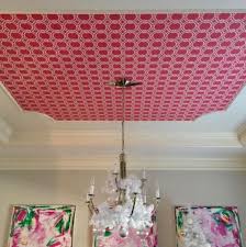 Thibaut Wallpaper On The Ceiling Kandrac Kole Interior Designs Inc Wallpaper Ceiling Thibaut Wallpaper Lacquered Walls