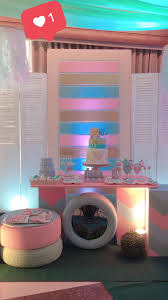 Dessert Table Setup At Kiki S 1st Birthday Bohemian Coachella Birthday Firstbirthday Spring Bridal Shower Bridal Shower Bridal
