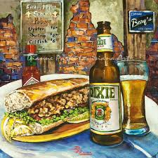 Friday Night Special Dixie Beer Fried By Dianneslouisianaart New Orleans Art Louisiana Art Louisiana Recipes
