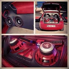Vw Golf V Enclosure Car Stereo Trunk Install Jl Audio Car Stereo Installation Custom Car Audio Car Stereo Systems