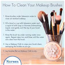 Did You Know That Dirt Oil And Bacteria Can Get Stuck In The Bristles Of Makeup Brushes Leading To C How To Clean Makeup Brushes Norwex Cleaning Clean Makeup