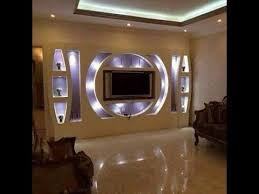 جبس بورد I طريقة رسم وتركيب قوس I لديكور شاشة التلفاز Youtube Tv Wall Design Lcd Wall Design Tv Wall