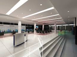 Bank Space 008 3d Model Flatpyramid Interior 3d Model Ceiling Design