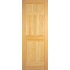 Builder S Choice 6 Panel Solid Core Unfinished Clear Pine Prehung Interior Door Hdcp6626r At The Home Prehung Interior Doors Doors Interior Pine Interior Doors