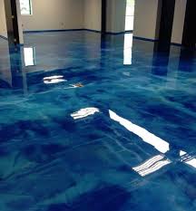 Walk On Water Blue Marble Floor Concrete Floors Concrete Stained Floors Flooring