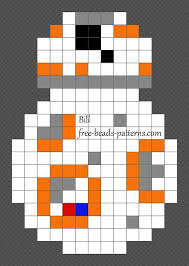 Bb8 Perler Hama Beads Pattern From Star Wars 13x19 Hama Beads Patterns Perler Beads Perler Beads Designs