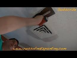 Diy Dry Scrape Popcorn Ceiling Skim Coat Drywall Repair Part 3 Drywall Repair Popcorn Ceiling Sheetrock Repair